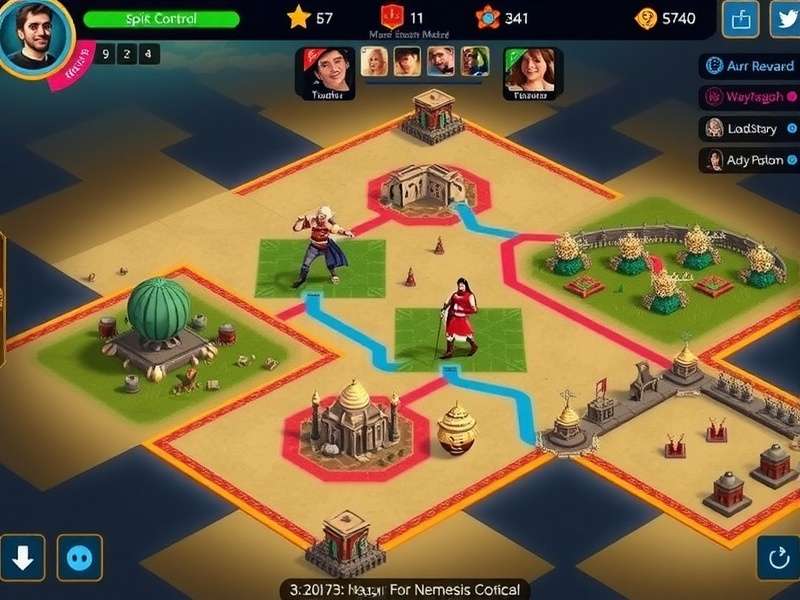 Nagpur Nemesis Master gameplay screenshot showing strategic battle interface