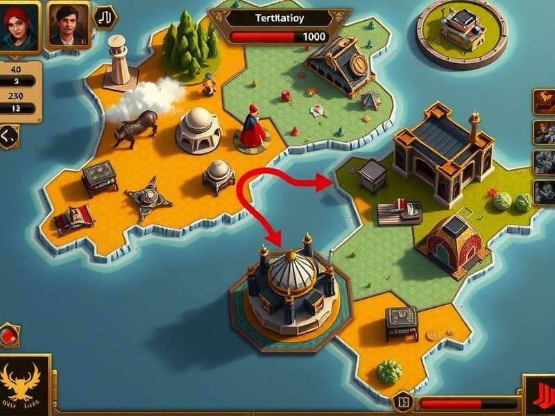 Nagpur Nemesis Master strategy map showing territory control